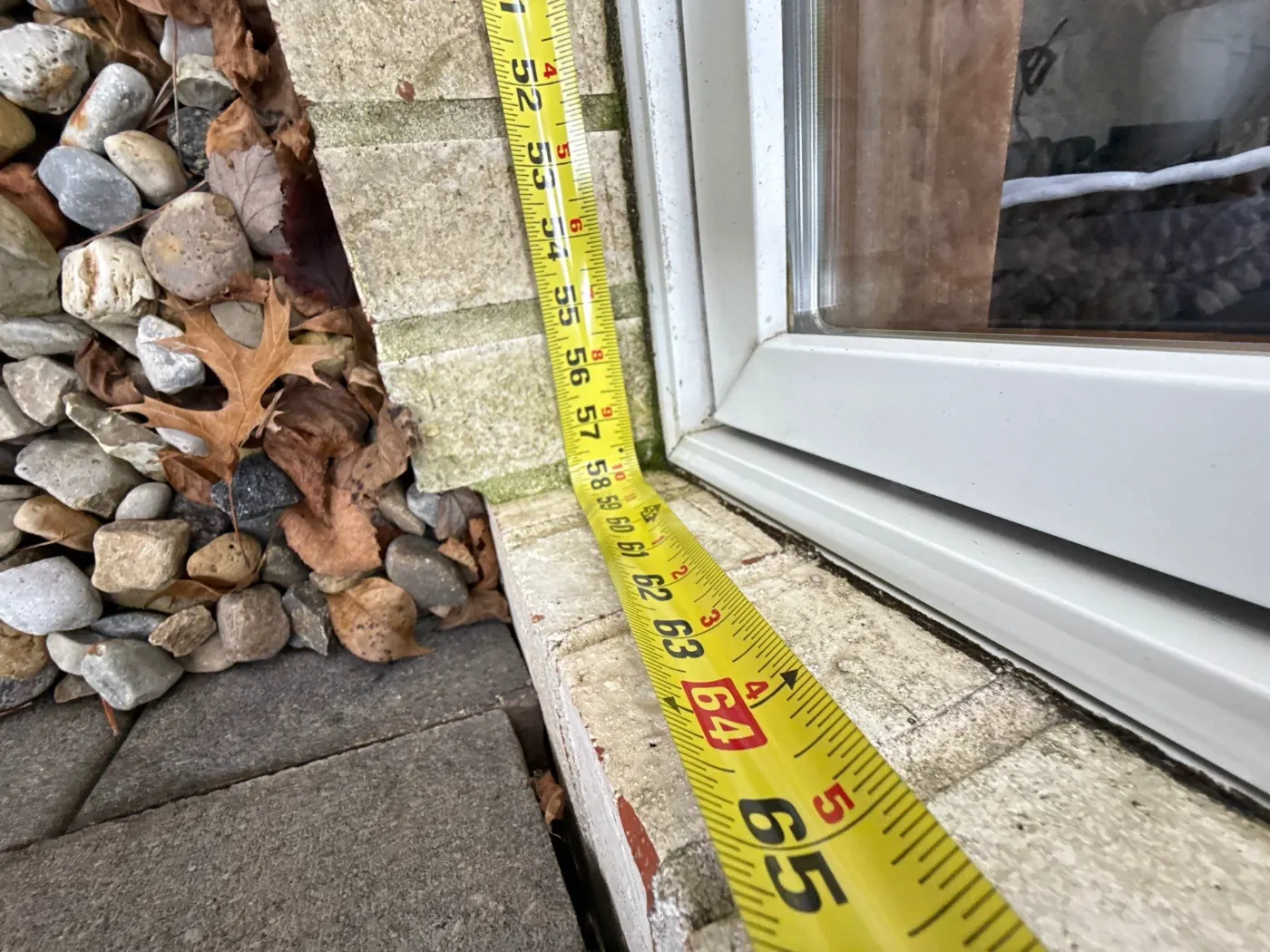Storm-damaged window documented in Springmill Villages